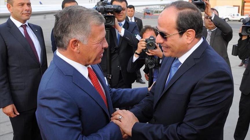 Egypt’s al-Sisi, Jordan's King Abdullah talk Palestine