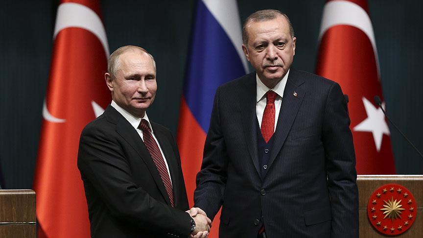 Erdogan, Putin discuss energy projects over phone