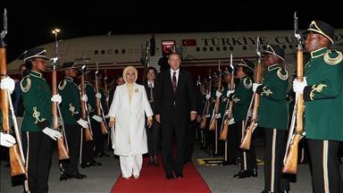 Erdogan arrives in Johannesburg to attend BRICS summit 