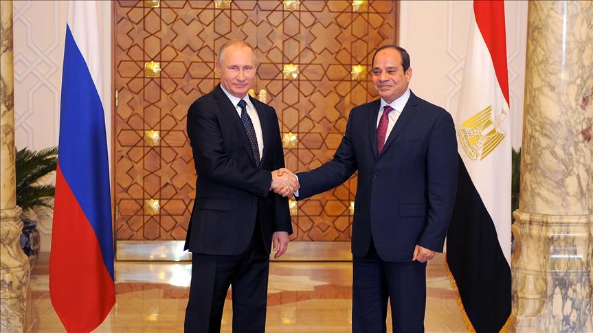 Russian, Egyptian presidents hold meeting in Sochi