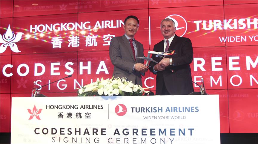Turkish Airlines, Hong Kong Airlines sign deal