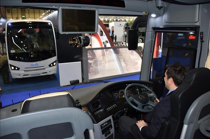 Turkey's right-hand-drive bus showcased in UK