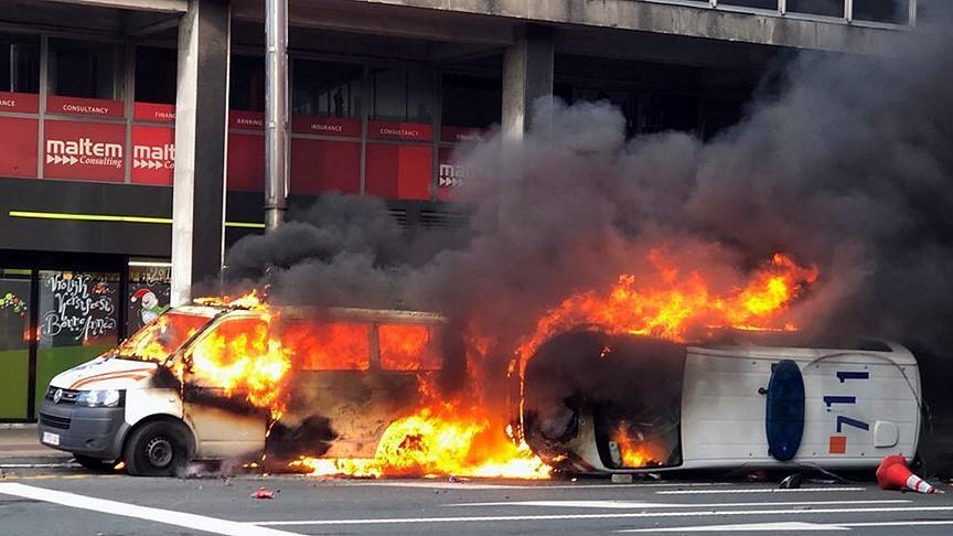 Dozens 'yellow vest' protesters arrested in Brussels