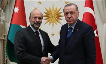 Turkey’s president receives Jordanian PM, FM in Ankara