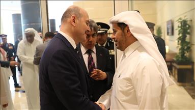 Qatari emir receives Turkish interior minister in Doha
