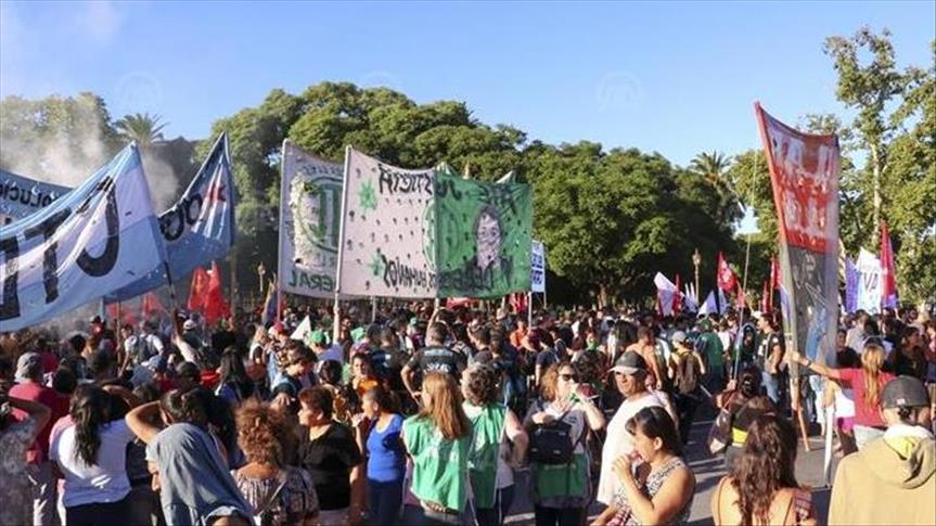Argentinians protest US intervention in Venezuela