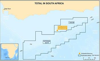 Total discovers gas condensate offshore South Africa