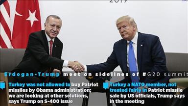 Trump on S-400: NATO member Turkey not treated fairly