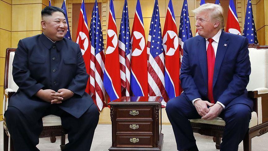 Trump meets Kim, crosses into N.Korea