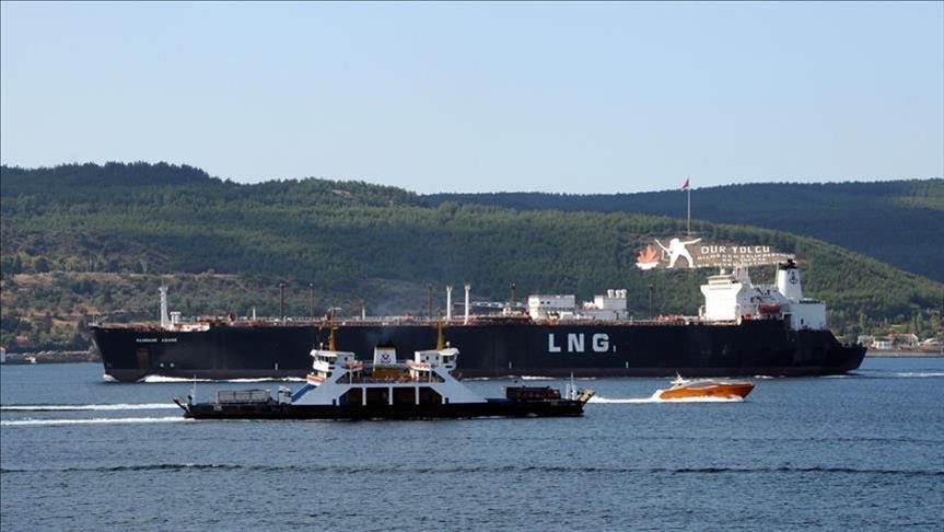 Algerian LNG carrier arrives in Turkey