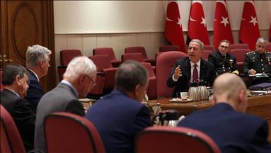 Turkish defense minister meets with US security advisor