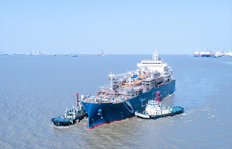 Total launches its first large LNG bunker vessel