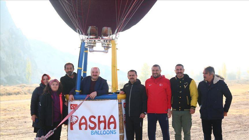 Cappadocia: 1st Turkish-made hot air balloon takes off