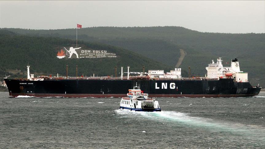 Algerian LNG carrier arrives in Turkey