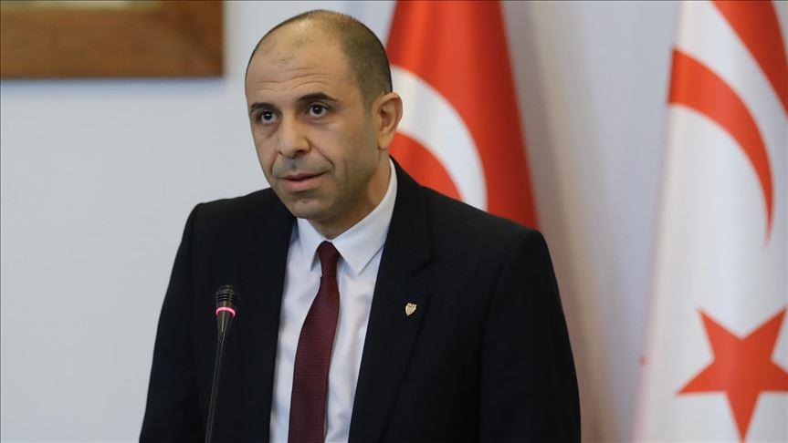 Image result for Kudret Ozersay, foreign minister of the self-declared Turkish Cypriot state