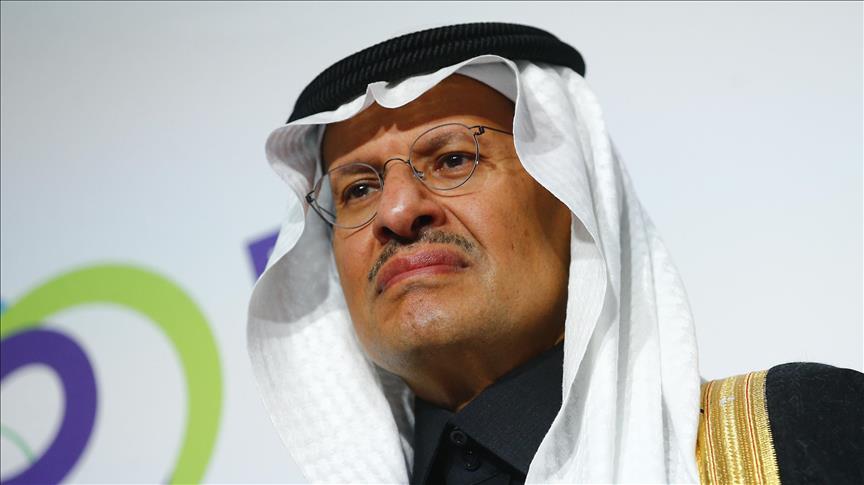 S. Arabia to respond to oil mkt. imbalances: Energy Min