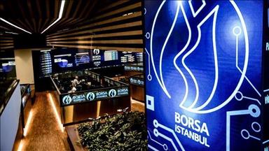 Turkey's Borsa Istanbul down at Monday's close