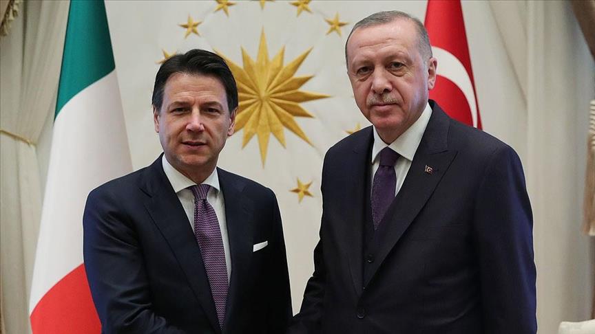 Turkish president, Italian PM discuss Libya over phone