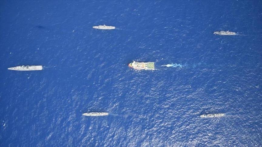 Turkey breaking blockade in Eastern Med. with Oruc Reis