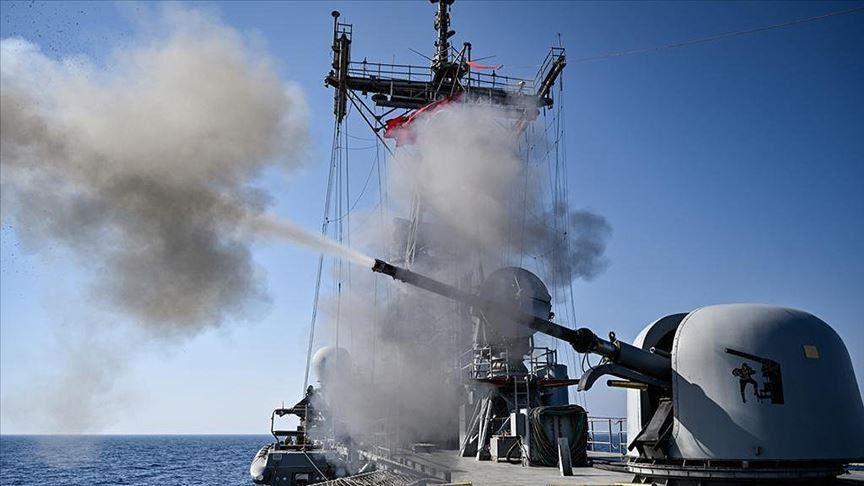 Turkey holds naval exercise in Eastern Mediterranean