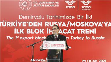 Turkey sends off third export train of boron to China