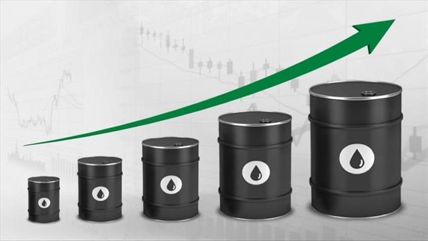 Oil prices up buoyed by decline in US crude inventories