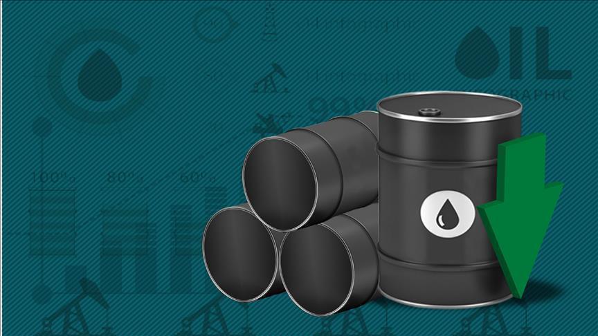 Oil prices down amid market supply uncertainty