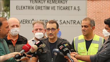 Main units of Turkey's Kemerkoy Thermal Power Plant safe from fire 