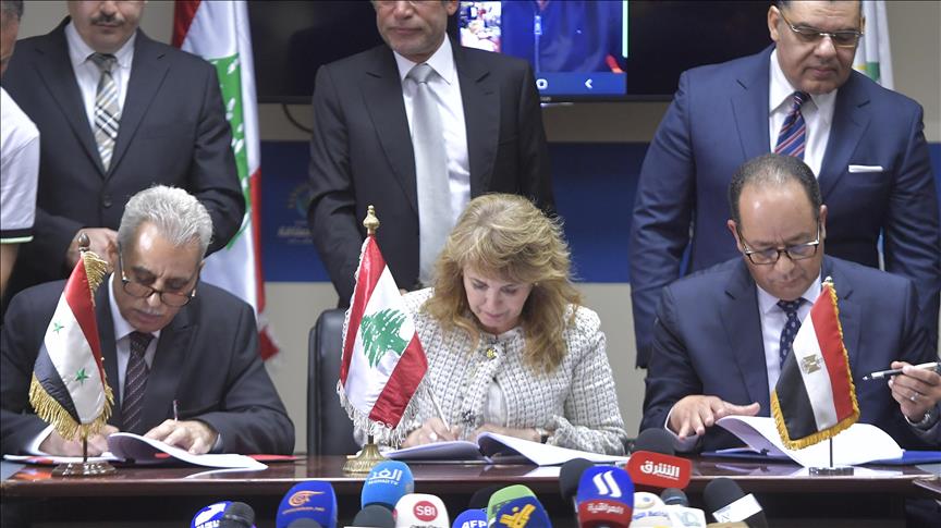 Lebanon, Egypt, Syria sign gas flow deal on 'Arab Gas Pipeline'