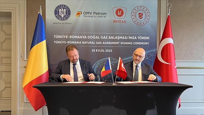 Türkiye signs deal for natural gas exports to Romania