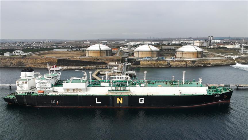 Algerian LNG vessel arrives in Türkiye on April 16