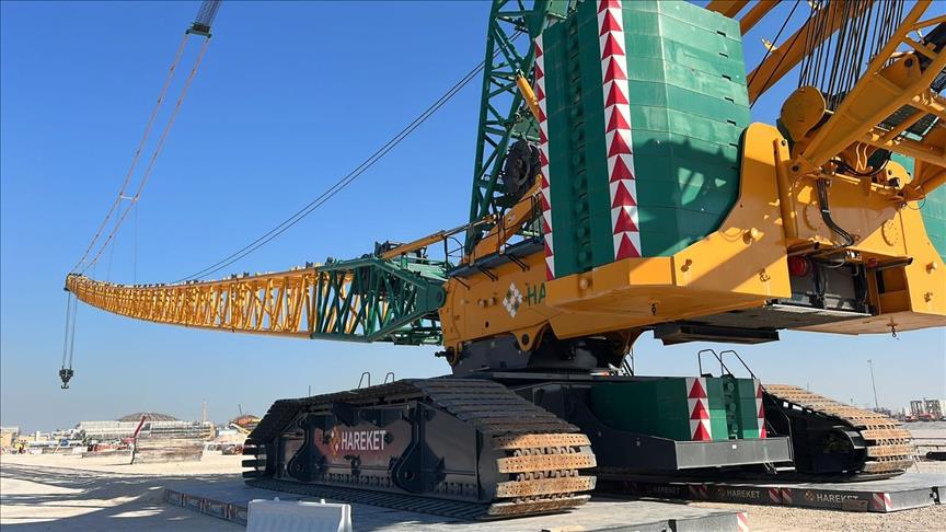 Hareket Proje Taşımacılığı, Katar'a 47 vinç teslim etti