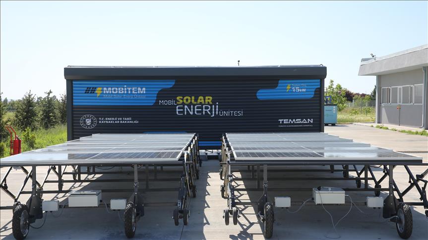 TEMSAN, doğal afet ve acil durumlar için mobil güneş enerji santrali geliştirdi