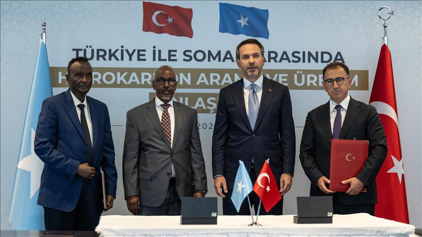Türkiye signs deal for oil and gas exploration in Somalian offshore