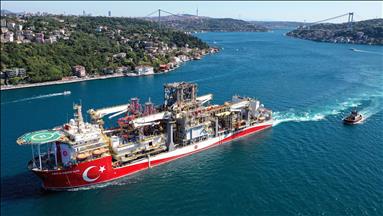 Abdülhamid Han Sondaj Gemisi Karadeniz'de ilk sondaja başladı