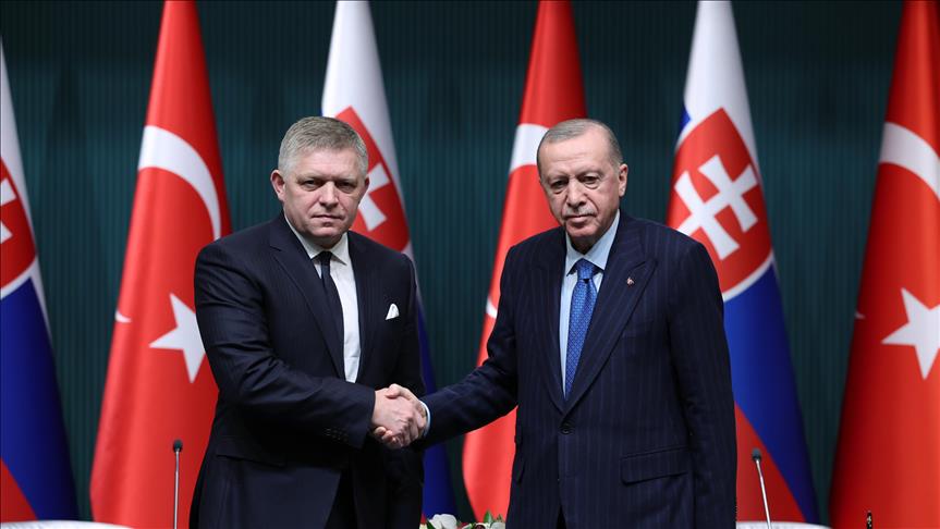 Cumhurbaşkanı Erdoğan, Slovakya Başbakanı Fico ile ortak basın toplantısında konuştu