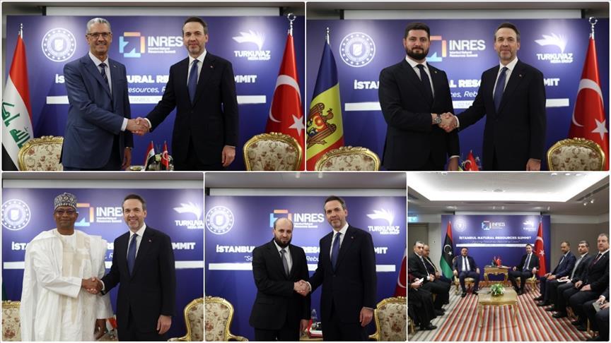 Enerji Bakanı Bayraktar, Irak, Moldova, Nijer, Suriye ve Libya enerji bakanlarıyla görüştü