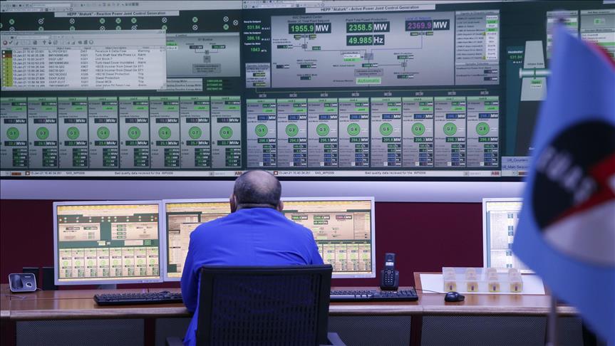 Spot market electricity prices for Monday, June 23