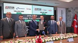 Efor Holding, 280 milyon dolarlık RES yatırımı için Nordex ile türbin anlaşması imzaladı