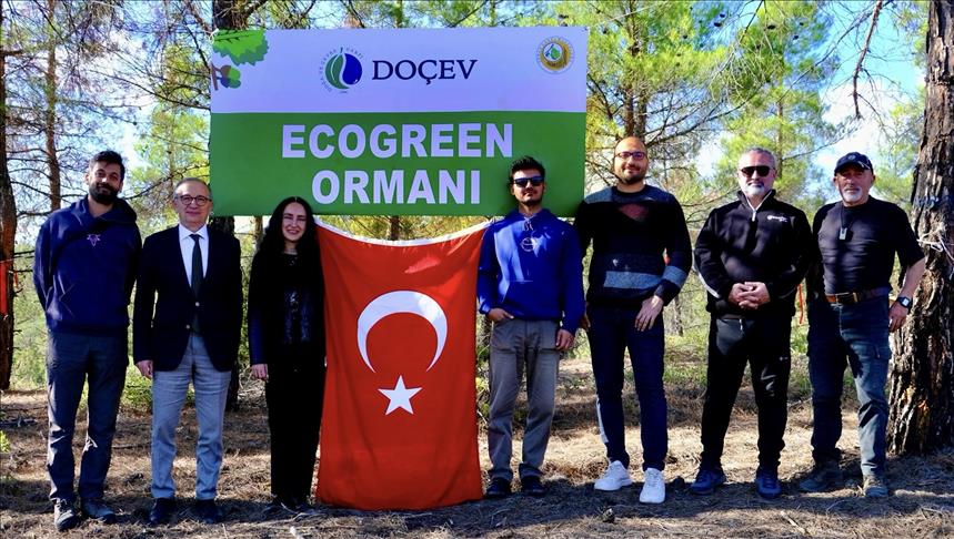 Ecogreen Enerji Denizli'de 2 bin fidanlık ormanı doğaya kazandırdı