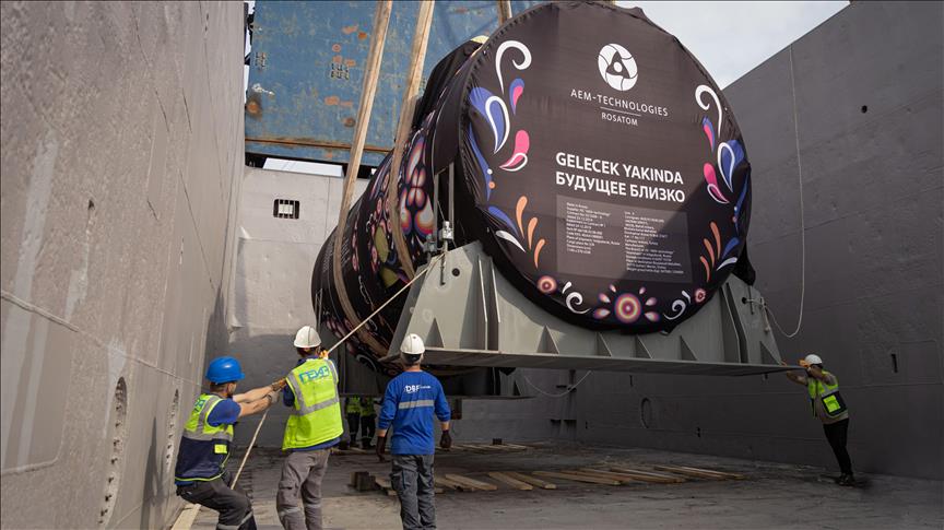 Akkuyu NGS'nin 4. Güç Ünitesi'ne ait reaktör basınç kabı sahaya teslim edildi