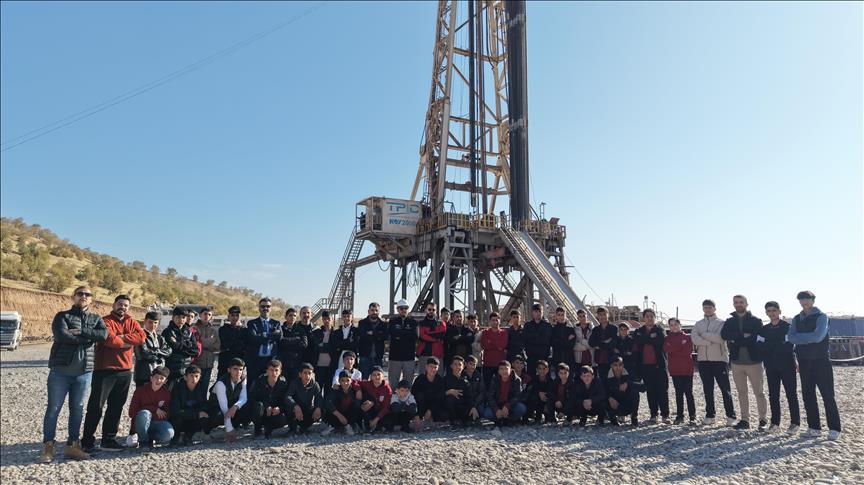 Silopi'deki Dader-1 sondaj sahası lise öğrencilerini ağırladı