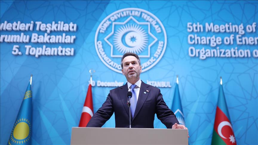 Bakan Bayraktar: "Hazar geçişli doğal gaz projesinin somutlaştırılmasına yönelik öneride bulunduk"