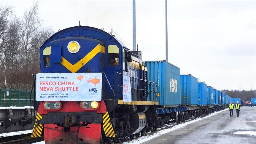 FESCO, Çin'den St. Petersburg'a ilk doğrudan tren seferini başlattı
