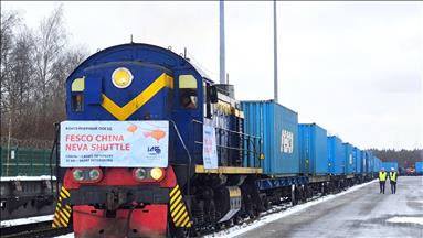 FESCO, Çin'den St. Petersburg'a ilk doğrudan tren seferini başlattı