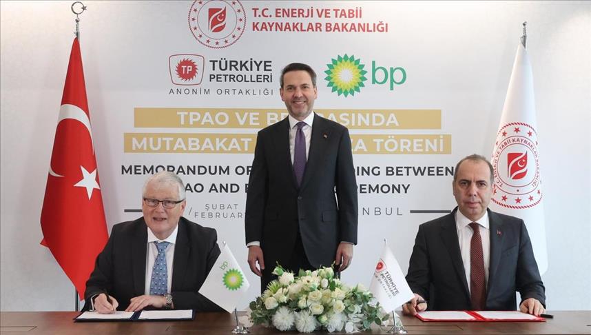 TPAO, bp ile petrol ve doğal gaz alanında stratejik işbirliğine yönelik mutabakat zaptı imzaladı