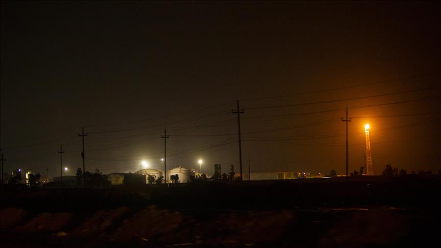 Kamikaze İHA saldırılarının ardından Erbil’deki petrol rafinerisinde yangın çıktı