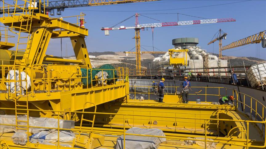 Akkuyu NGS'nin ikinci güç ünitesinde kutup vinci kuruldu