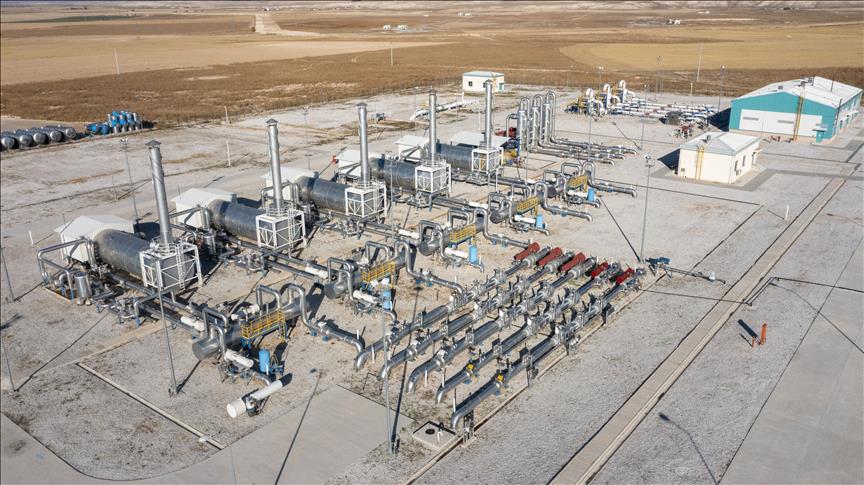 Türkiye'nin doğal gaz depolarında doluluk oranı yüzde 71 seviyesinde