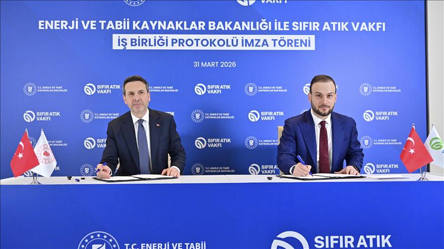 Enerji ve Tabii Kaynaklar Bakanlığı ile Sıfır Atık Vakfı arasında işbirliği protokolü imzalandı